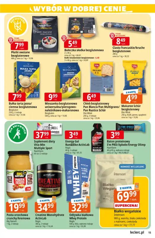 Leclerc - gazetka promocyjna Oferta E.Leclerc | Wybór w dobrej cenie od wtorku 24.02 do soboty 07.03 - strona 15