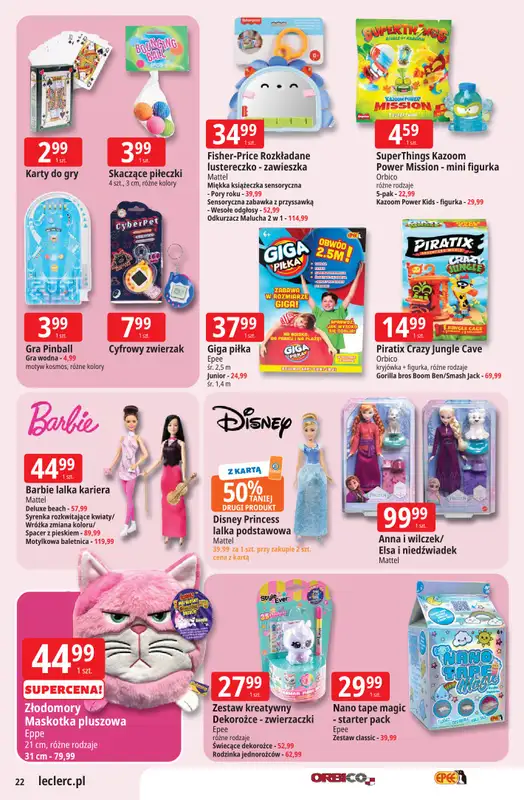 Leclerc - gazetka promocyjna Oferta E.Leclerc | Wybór w dobrej cenie od wtorku 24.02 do soboty 07.03 - strona 22