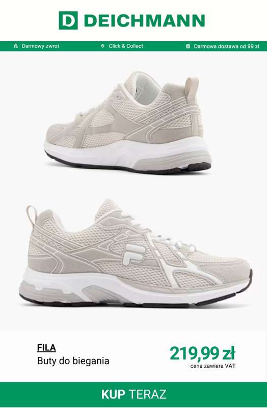 Deichmann - gazetka promocyjna Sneakersy damskie Fila od piątku 20.02  - strona 3