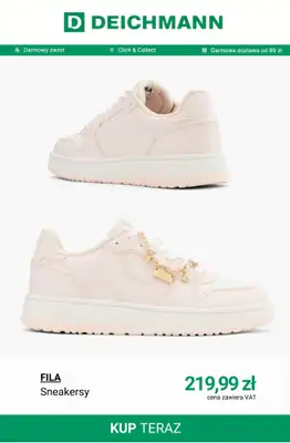 Deichmann - gazetka promocyjna Sneakersy damskie Fila od piątku 20.02  - strona 10