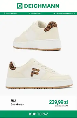 Deichmann - gazetka promocyjna Sneakersy damskie Fila od piątku 20.02  - strona 8