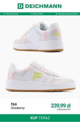 Deichmann - gazetka promocyjna Sneakersy damskie Fila od piątku 20.02  - strona 11