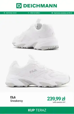 Deichmann - gazetka promocyjna Sneakersy damskie Fila od piątku 20.02  - strona 5