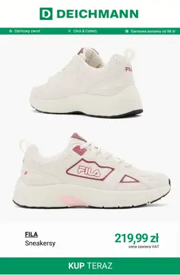 Deichmann - gazetka promocyjna Sneakersy damskie Fila od piątku 20.02  - strona 7