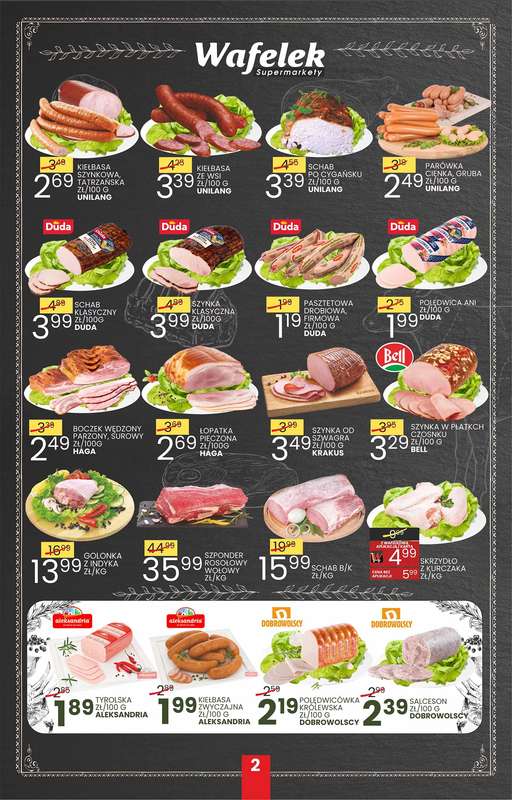 Wafelek - gazetka promocyjna Gazetka od poniedziałku 23.02 do soboty 07.03 - strona 2