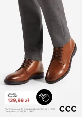 CCC - gazetka promocyjna BESTSELLERY - obuwie męskie od niedzieli 22.02  - strona 6