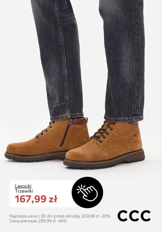 CCC - gazetka promocyjna BESTSELLERY - obuwie męskie od niedzieli 22.02  - strona 10