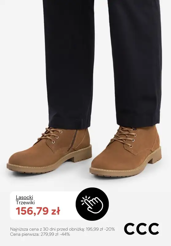 CCC - gazetka promocyjna BESTSELLERY - obuwie męskie od niedzieli 22.02  - strona 7