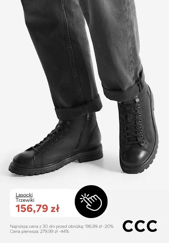 CCC - gazetka promocyjna BESTSELLERY - obuwie męskie od niedzieli 22.02  - strona 8