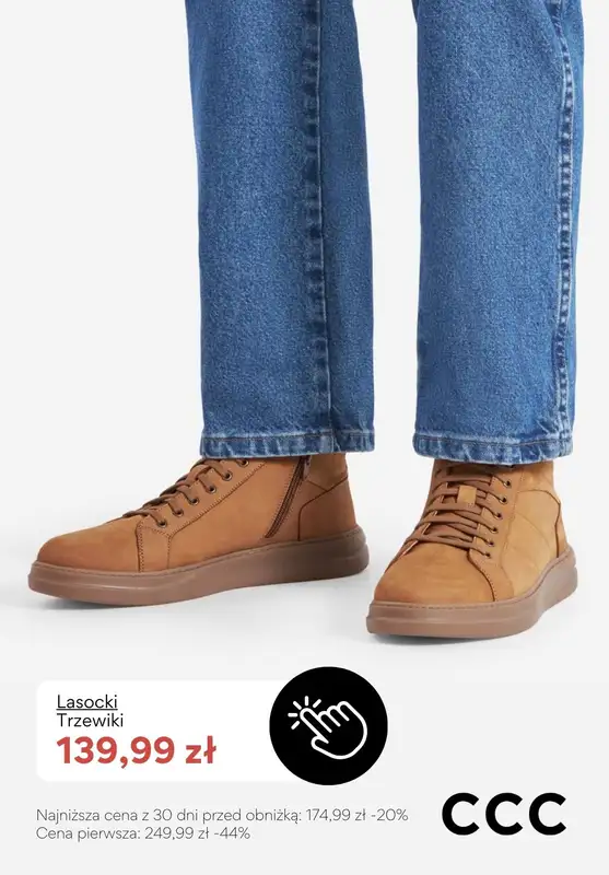 CCC - gazetka promocyjna BESTSELLERY - obuwie męskie od niedzieli 22.02  - strona 5