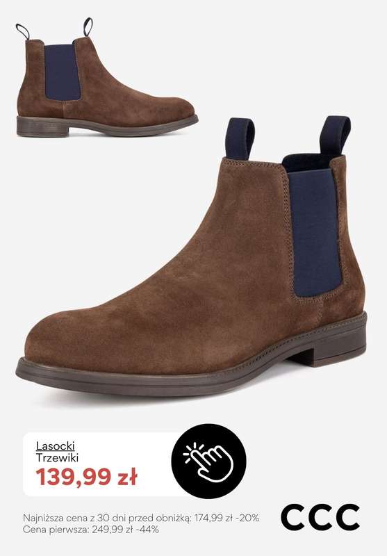 CCC - gazetka promocyjna BESTSELLERY - obuwie męskie od niedzieli 22.02  - strona 4