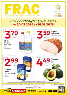 Frac - gazetka promocyjna Gazetka od piątku 20.02 do czwartku 26.02