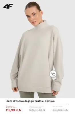 4F - gazetka promocyjna Damskie ubrania do jogi i pilatesu do -50% od soboty 21.02  - strona 14