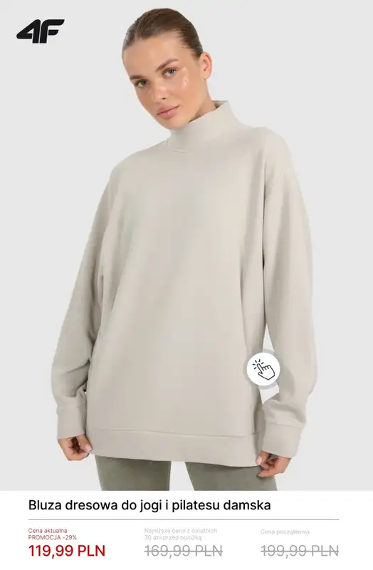 4F - gazetka promocyjna Damskie ubrania do jogi i pilatesu do -50% od soboty 21.02  - strona 14