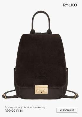 Ciemnobeżowa duża torebka