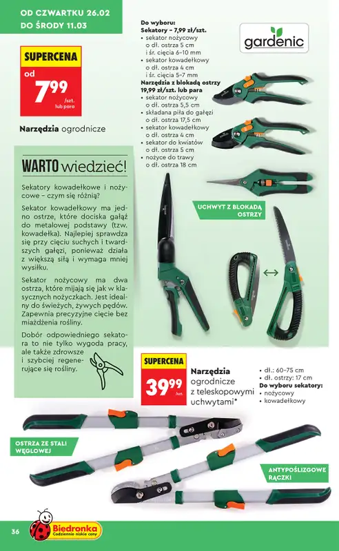 Biedronka - gazetka promocyjna Hity i inspiracje, od 21.02 od soboty 21.02 do środy 11.03 - strona 38