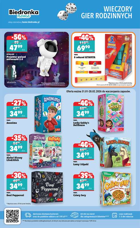 Biedronka - gazetka promocyjna Hity i inspiracje, od 14.02 od soboty 14.02 do środy 04.03 - strona 42