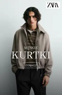Zara - gazetka promocyjna Wiosenne kurtki męskie od soboty 21.02 