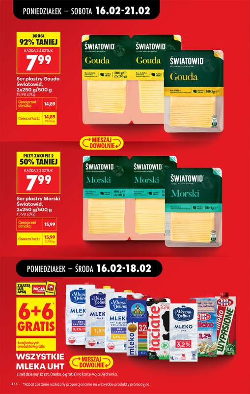Biedronka - gazetka promocyjna Od poniedziałku od poniedziałku 16.02 do niedzieli 22.02 - strona 6