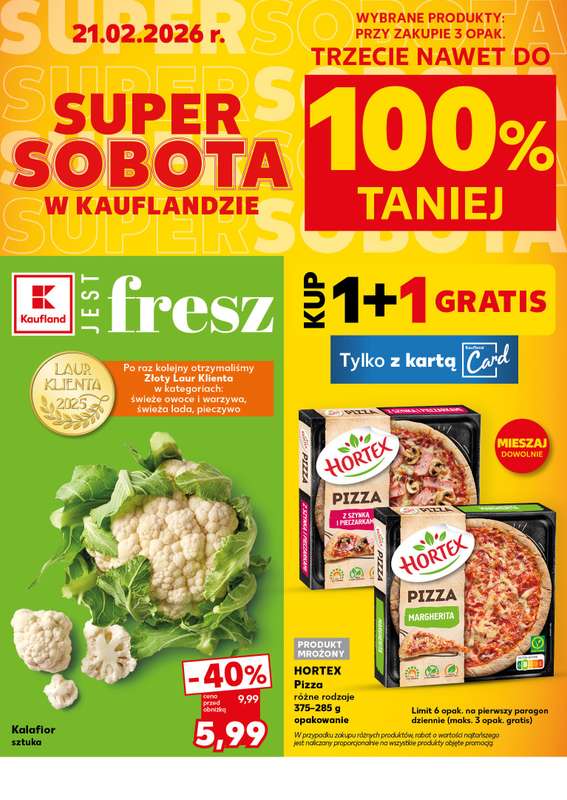 Kaufland - gazetka promocyjna Oferta Kaufland - SUPER SOBOTA od soboty 21.02 do soboty 21.02 - strona 2