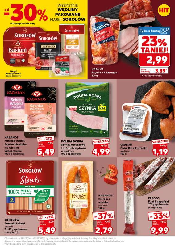 Kaufland - gazetka promocyjna Oferta Kaufland - SUPER SOBOTA od soboty 21.02 do soboty 21.02 - strona 15