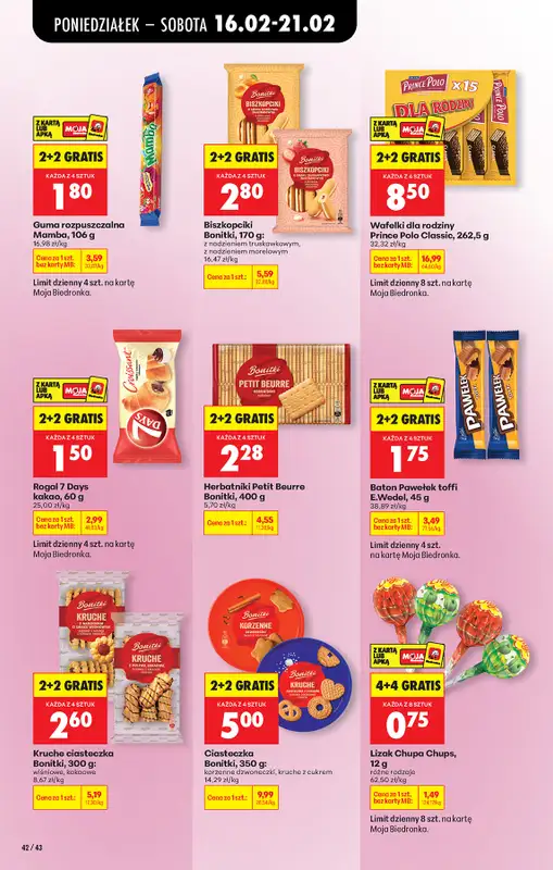 Biedronka - gazetka promocyjna Od poniedziałku, Z ladą tradycyjną od poniedziałku 16.02 do niedzieli 22.02 - strona 52