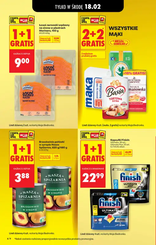 Biedronka - gazetka promocyjna Od poniedziałku, Z ladą tradycyjną od poniedziałku 16.02 do niedzieli 22.02 - strona 10