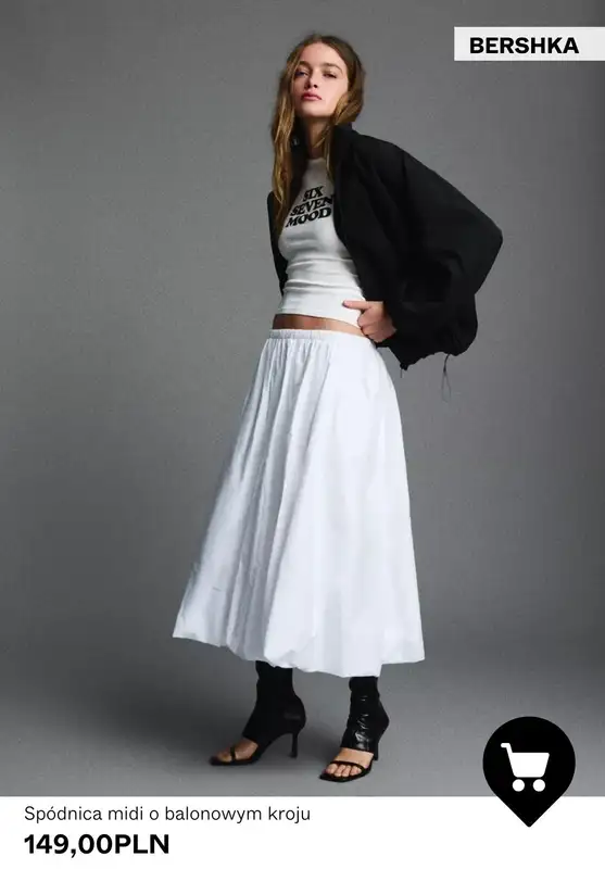Bershka - gazetka promocyjna Spódnice w super cenach od piątku 20.02  - strona 2