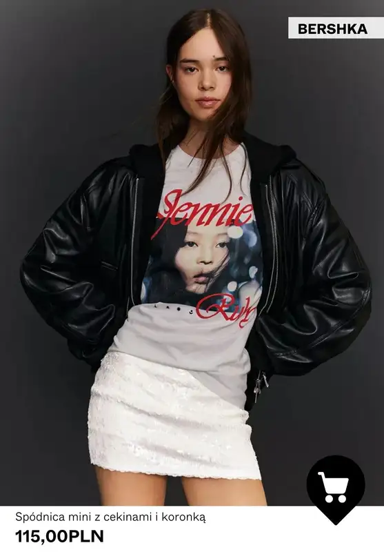 Bershka - gazetka promocyjna Spódnice w super cenach od piątku 20.02  - strona 7