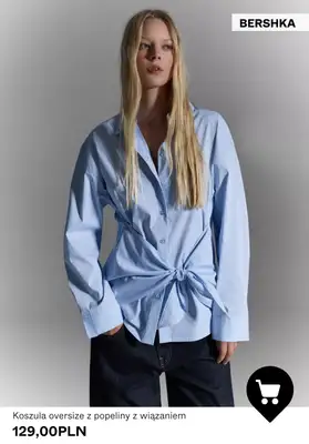 Bershka - gazetka promocyjna Koszule i bluzki damskie od niedzieli 22.02  - strona 6