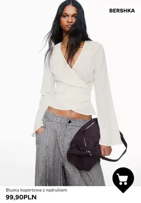 Bershka - gazetka promocyjna Koszule i bluzki damskie od niedzieli 22.02  - strona 4