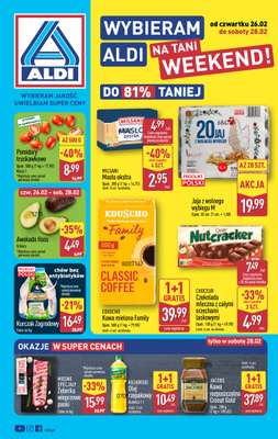 Aldi - gazetka promocyjna Weekend super cen w Aldi! od czwartku 26.02 do soboty 28.02