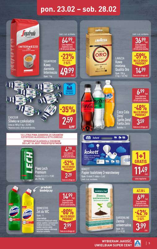 Aldi - gazetka promocyjna Weekend super cen w Aldi! od czwartku 26.02 do soboty 28.02 - strona 5