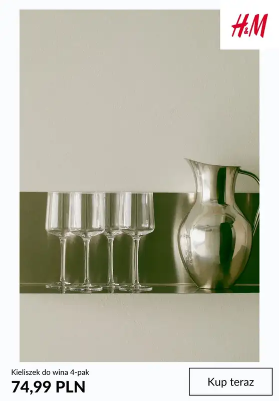 H&M - gazetka promocyjna HOME: śródziemnomorski stół od piątku 20.02  - strona 6