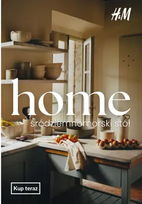 H&M - gazetka promocyjna HOME: śródziemnomorski stół od piątku 20.02 