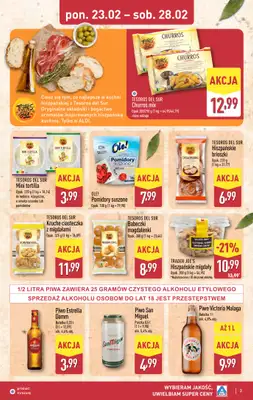 Aldi - gazetka promocyjna Podróż do Hiszpanii w super cenach Aldi! od poniedziałku 23.02 do soboty 28.02 - strona 3