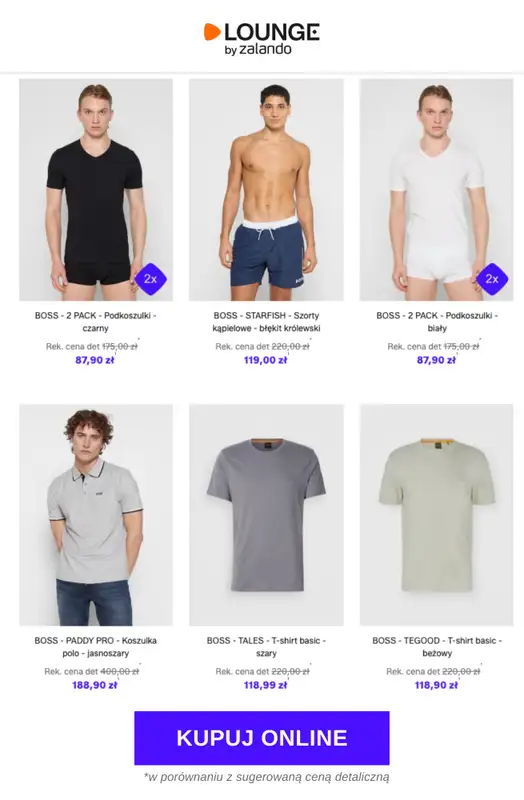Lounge by Zalando - gazetka promocyjna Do -71% BOSS - Mężczyźni od piątku 20.02 do poniedziałku 23.02 - strona 2