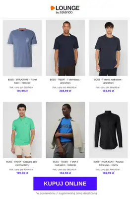 Lounge by Zalando - gazetka promocyjna Do -71% BOSS - Mężczyźni od piątku 20.02 do poniedziałku 23.02 - strona 8