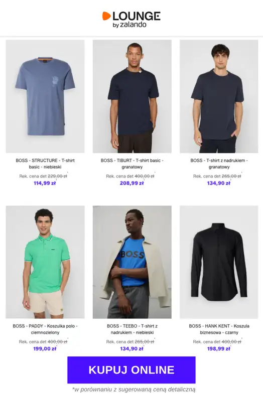 Lounge by Zalando - gazetka promocyjna Do -71% BOSS - Mężczyźni od piątku 20.02 do poniedziałku 23.02 - strona 8