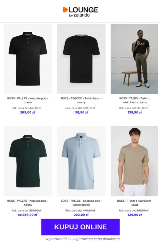 Lounge by Zalando - gazetka promocyjna Do -71% BOSS - Mężczyźni od piątku 20.02 do poniedziałku 23.02 - strona 5