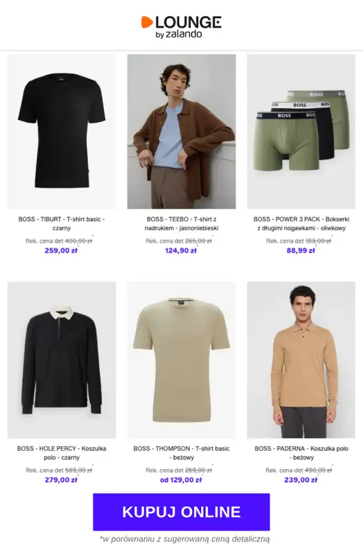 Lounge by Zalando - gazetka promocyjna Do -71% BOSS - Mężczyźni od piątku 20.02 do poniedziałku 23.02 - strona 10