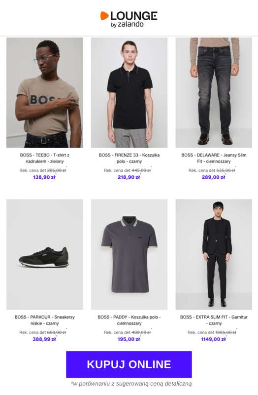 Lounge by Zalando - gazetka promocyjna Do -71% BOSS - Mężczyźni od piątku 20.02 do poniedziałku 23.02 - strona 9