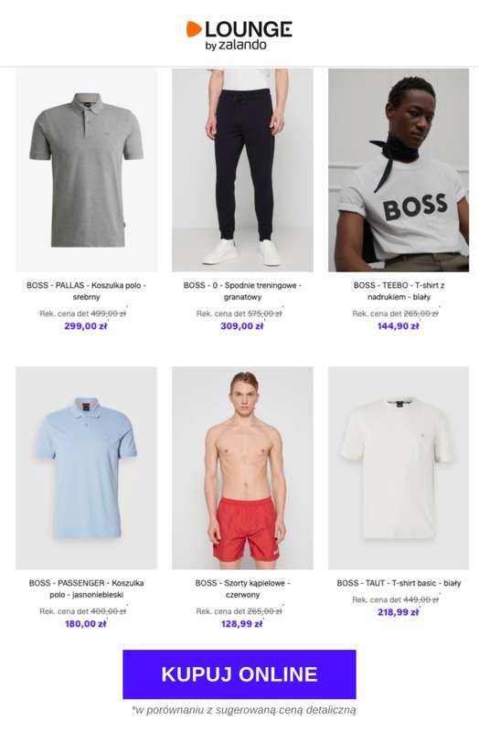 Lounge by Zalando - gazetka promocyjna Do -71% BOSS - Mężczyźni od piątku 20.02 do poniedziałku 23.02 - strona 3