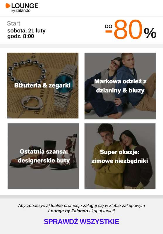 Lounge by Zalando - gazetka promocyjna Do -80% promocje na wybrane marki na WEEKEND! od soboty 21.02 do niedzieli 22.02 - strona 6
