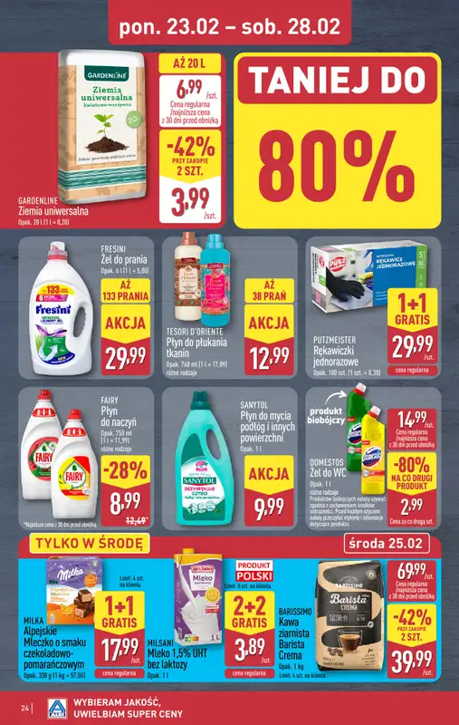 Aldi - gazetka promocyjna Pełny katalog! od poniedziałku 23.02 do soboty 28.02 - strona 24