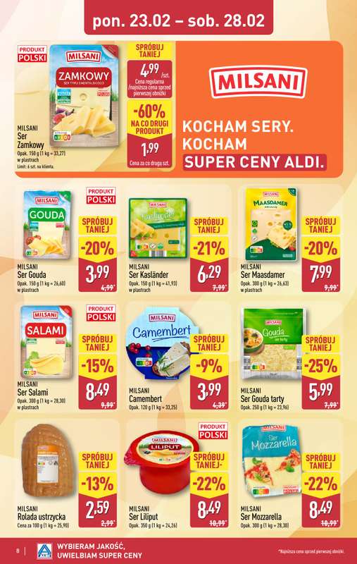 Aldi - gazetka promocyjna Pełny katalog! od poniedziałku 23.02 do soboty 28.02 - strona 8
