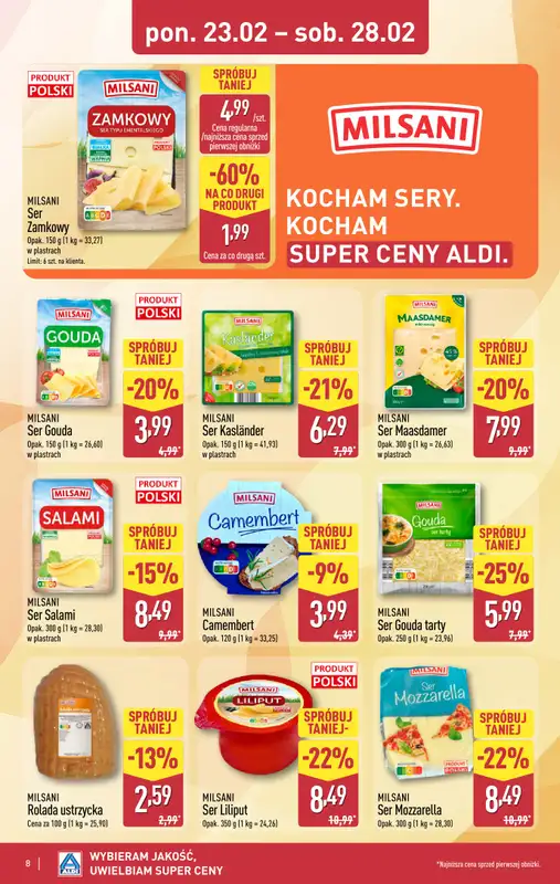 Aldi - gazetka promocyjna Pełny katalog! od poniedziałku 23.02 do soboty 28.02 - strona 8
