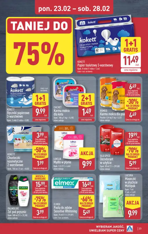 Aldi - gazetka promocyjna Pełny katalog! od poniedziałku 23.02 do soboty 28.02 - strona 23