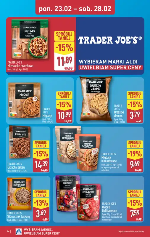 Aldi - gazetka promocyjna Pełny katalog! od poniedziałku 23.02 do soboty 28.02 - strona 16
