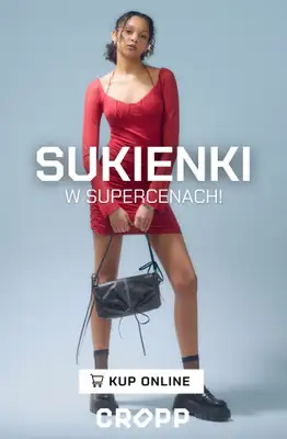 Cropp - gazetka promocyjna Sukienki w supercenach! od soboty 21.02 